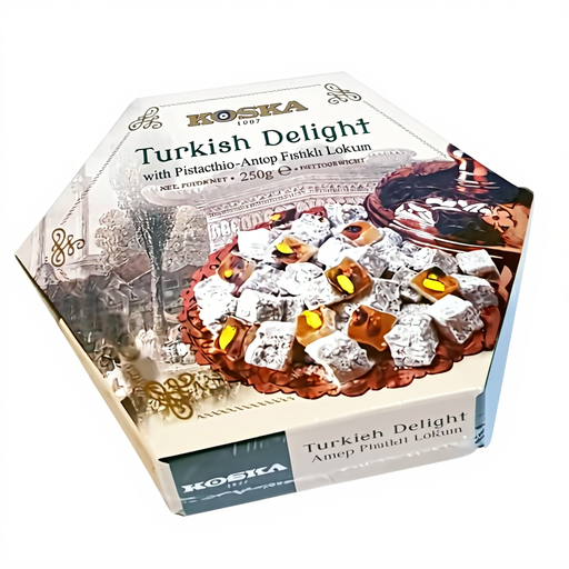 Koska Turkish Delight With Pistachio (Antep Fistikli Lokum) - 250 g