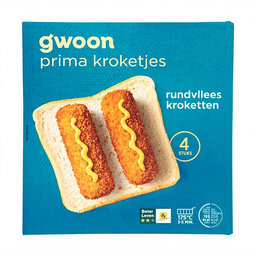 Gwoon Beef Croquette 4 Pieces 280g