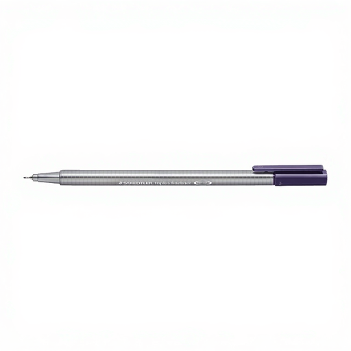 triplus Indigo Blue Fiber Tip Pen， 0.3mm Line