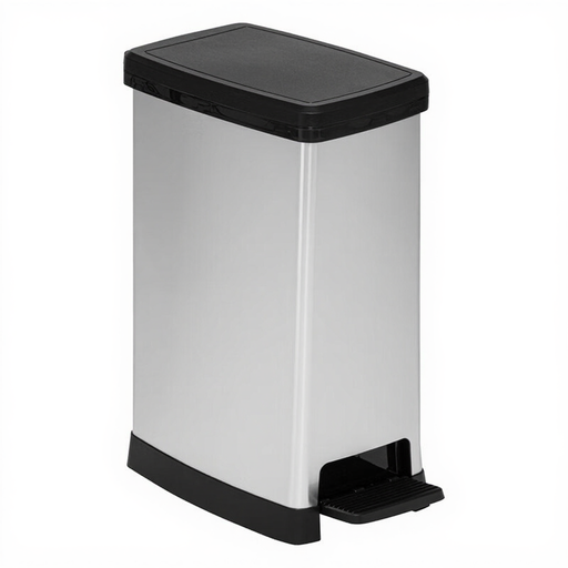 Slim Soft-Close Kunststoff-Treteimer 40L