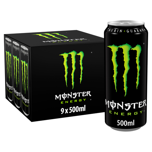Monster Energy Drink Original Green 9 X 500ml