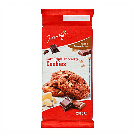 Jeden Tag Soft Cookies Triple Chocolate 210g