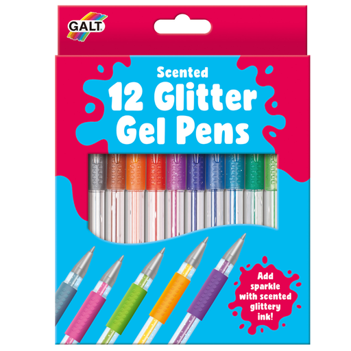 Galt 12 Scented Metallic Glitter Gel Pens Kit