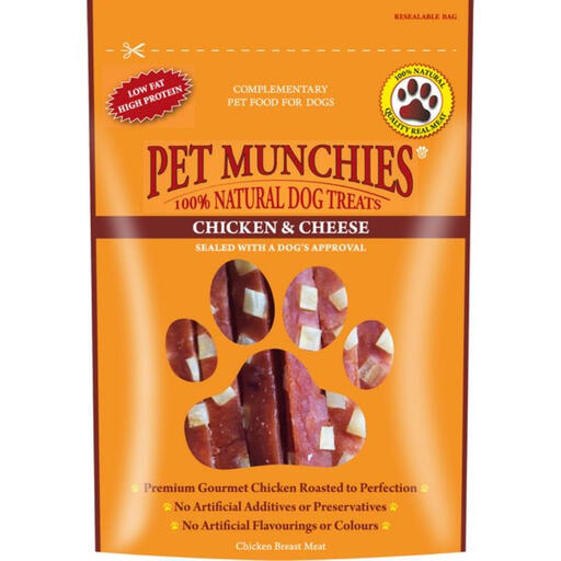 Pet Munchies Chicken and Cheese treats