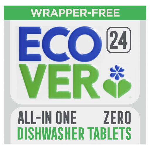 Ecover All in One Zero Wrapper-Free Dishwasher Tablets