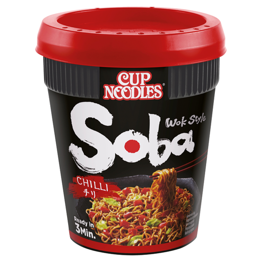 NISSIN Soba Chilli Flavour Wok Style Instant Cup Noodles