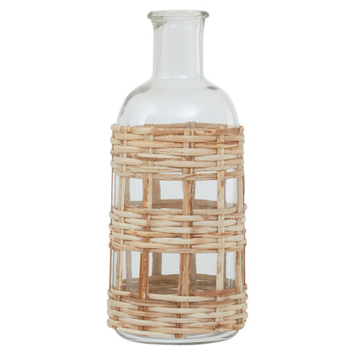 Interiors by Premier Vase Kuta Cane Natural Small