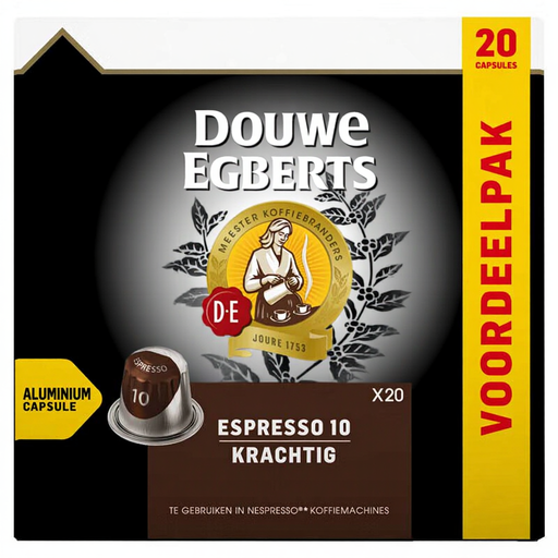 Douwe Egberts Espresso Coffee Capsules - 20 pcs