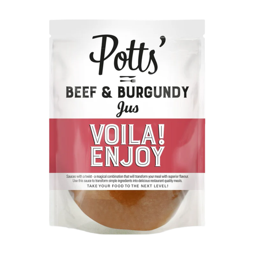 Potts Beef Jus with Red Wine 250g