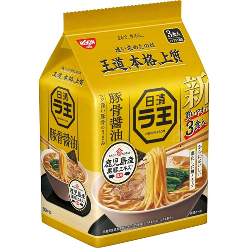 日清拉王拉面 - 豚骨酱油风味 100g*3包/袋