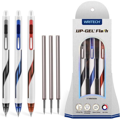 WRITECH Retractable Gel Ink Pens