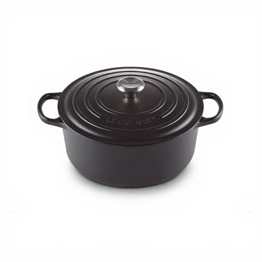Le Creuset Signature Cast Iron Dutch Oven in Matte Black