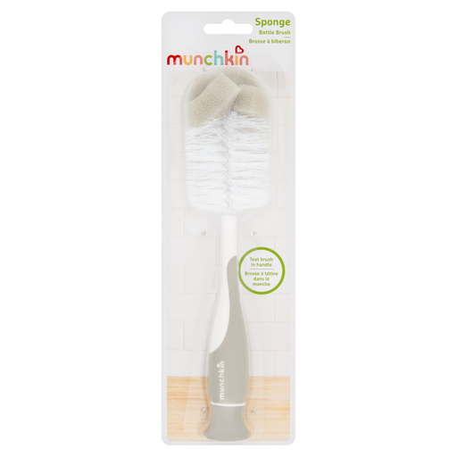 Munchkin Sponge Bottle Brush Grey