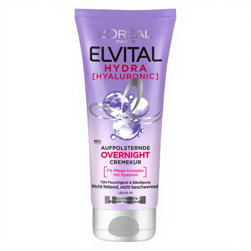 L'OREAL Elvital Hydra Hyaluronic Overnight Cream Treatment 200 ml