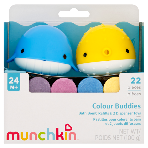 Munchkin Colour Buddies Bath Set 24+ Months