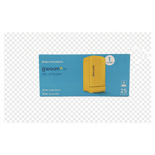 g'woon Freezer Bags 25 x 1 Liter