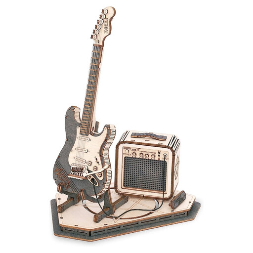 Robotime Rolife Electric Guitar 3D Wooden Puzzle