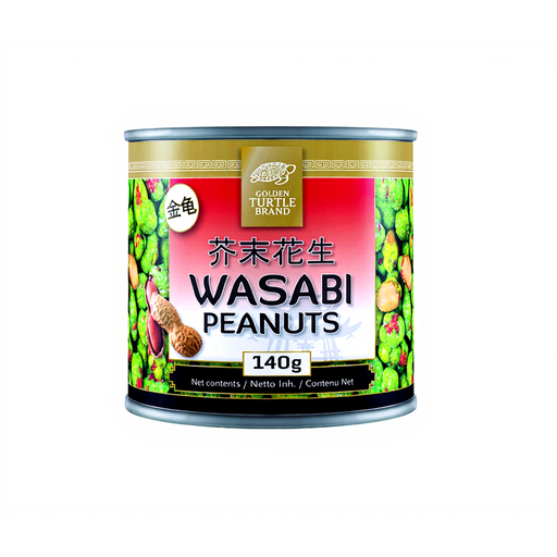 Golden Turtle Peanuts Wasabi Coated 140g