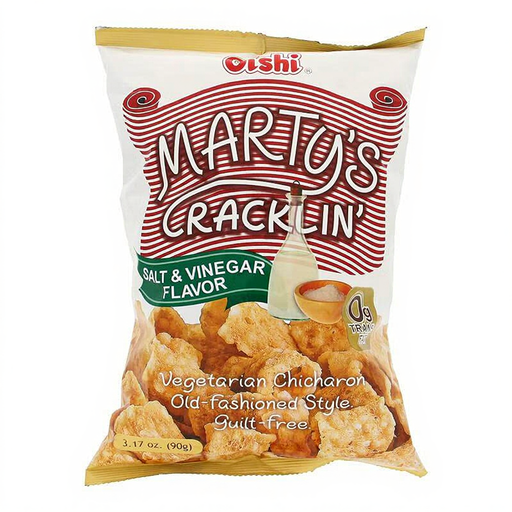 Oishi Marty's Crackling Salt & Vinegar Chicharon 90g