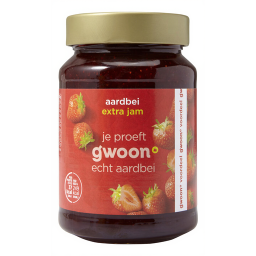 g'woon Strawberry Extra Jam - 450g