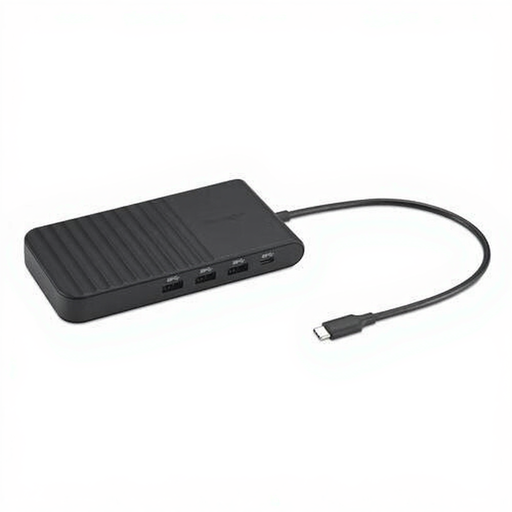 Kensington UH1500P Cable-Connected USB 3.2 Gen 2 (3.1 Gen 2) USB-C Black