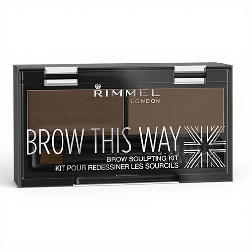 Rimmel London Brow This Way Eyebrow Powder Sculpting Kit 1.3g Medium Brown