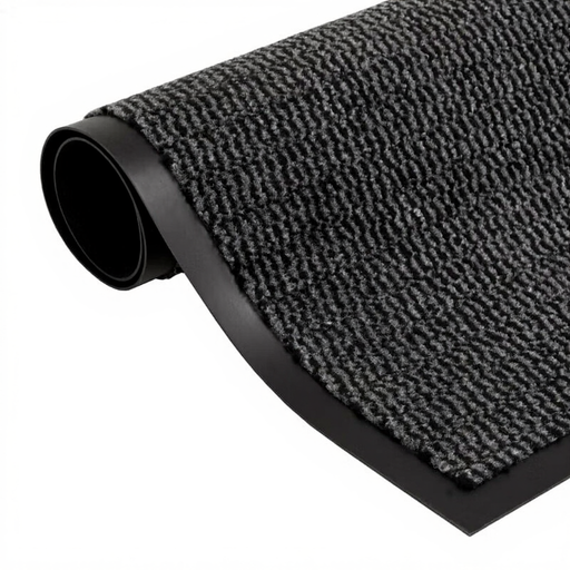 vidaXL Rectangular Tufted Doormat - 120 x 180 cm, Anthracite