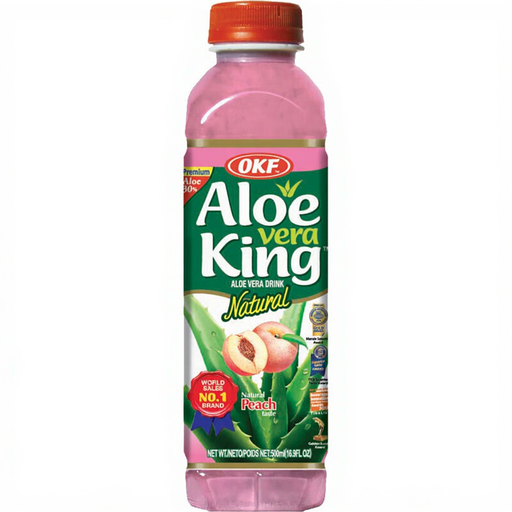 OKF Aloe Vera Drink Peach 500ml