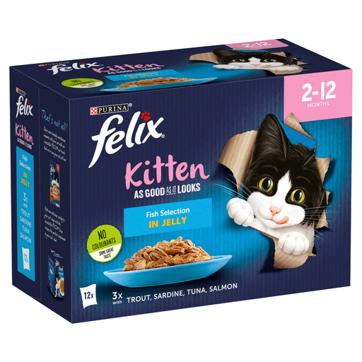 Felix Kitten As Good As It Looks Fish Selection in Jelly