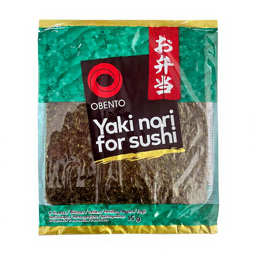 Obento YAKI NORI 6 SHEETS 15 G