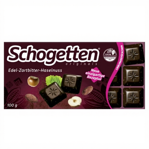 Schogetten Fine Dark Hazelnut 100 g