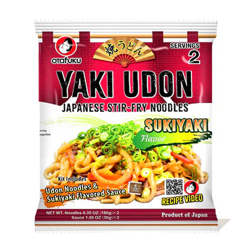 OTAFUKU Yaki-Udon Noodles with Sukiyaki Sauce