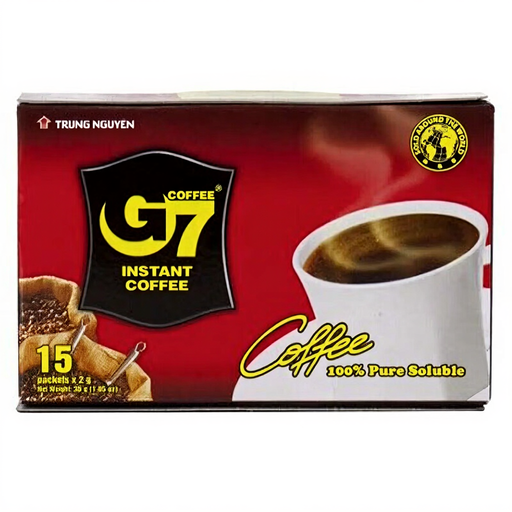 Café soluble noir Trung Nguyen G7 Instant Coffee Pure Black, 30 g