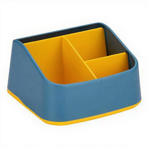 Topwrite 1 pcs Office Desk Organiser Pencil Pen Holder Storage Pot 4as