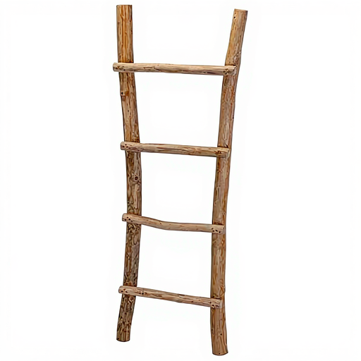 Teak wood towel rack