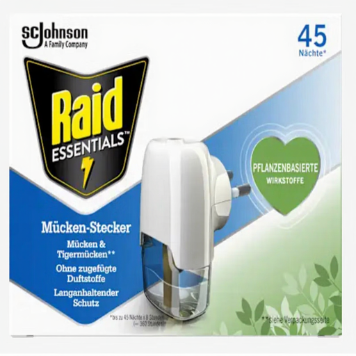 Raid Essentials Mosquito Repellent Coil Original 45 Nights 32ml