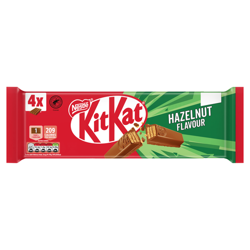 KitKat 4 Finger Hazelnut 4 Pack 166g