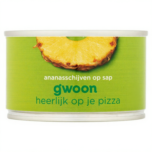 G'woon Pineapple Slices In Juice - 227 g