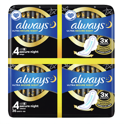 Always Ultra 安睡护翼夜用卫生巾