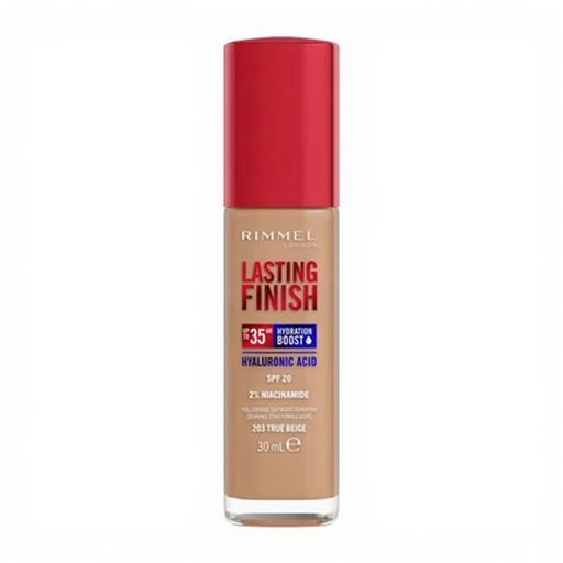 Rimmel Lasting Finish 35h: Moisturizing, Concealing, SPF20, 203 True Beige, 30ml