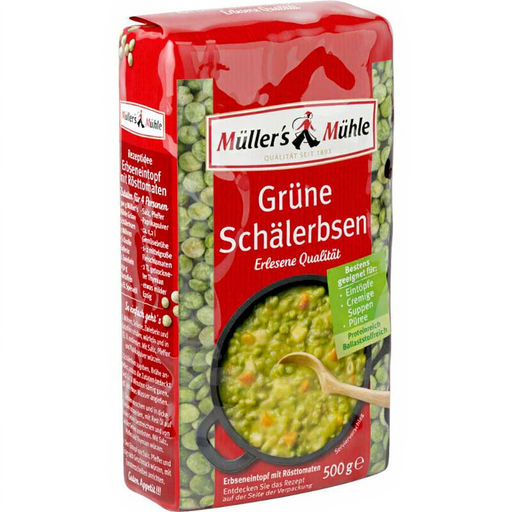 Müller’s Mühle Green Split Peas 500g