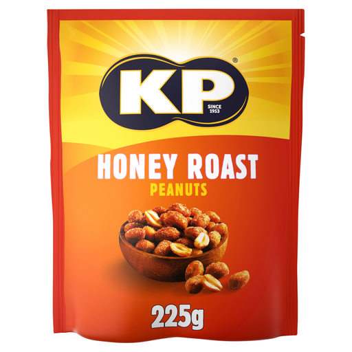 KP Snacks Honey Roast Peanuts 225g bag