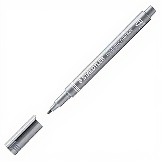STAEDTLER Marker Silver Metallic mit Rundspitze