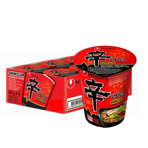 Nongshim Shin Cup Noodle 68g x 6