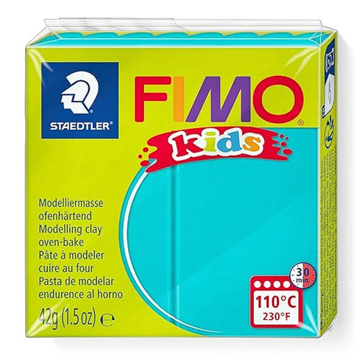 STAEDTLER FIMO Kids Thermosetting Modeling Clay, Turquoise