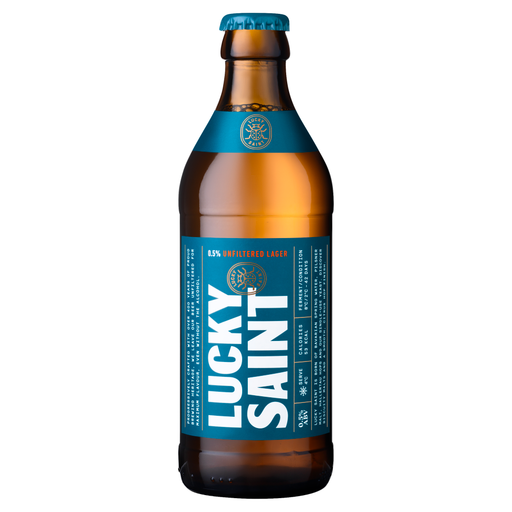 Lucky Saint - Superior Unfiltered Pilsner-Style Lager 0.5% Abv