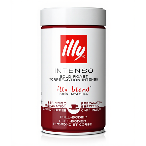 Illy Bold Roast Intenso Ground Coffee - 250 g