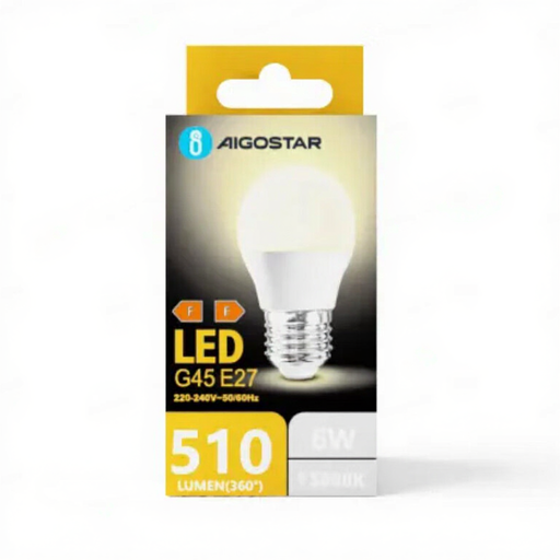 Aigostar LED G45 E27 6W 3000K
