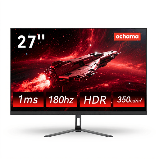 ochama 27-inch Gaming & Office Monitor with Ultra-Thin Bezel