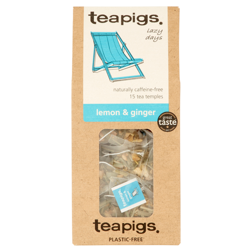 Teapigs Lemon & Ginger 15 Tea Temples